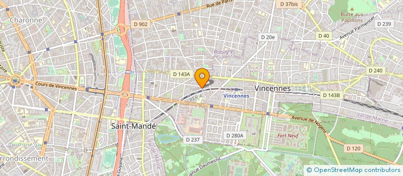 localisation de l'entreprise MADAME LUISA BONADIES à VINCENNES