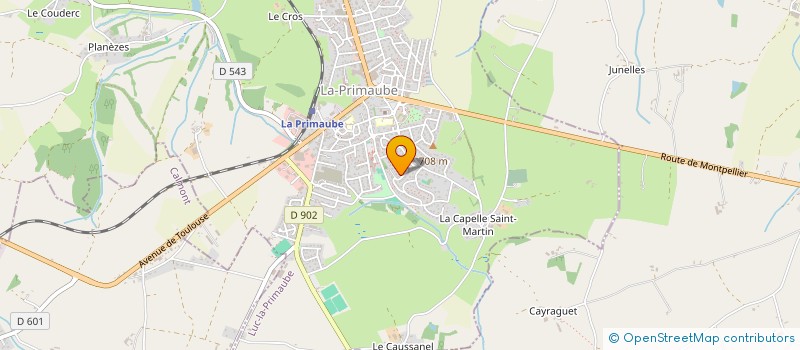 localisation de l'entreprise MADAME LUISA BUSSU  LUC-LA-PRIMAUBE