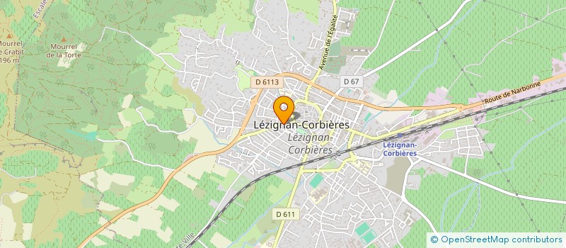 localisation de l'entreprise MADAME LUISA DOS SANTOS DE JESUS  LEZIGNAN-CORBIERES