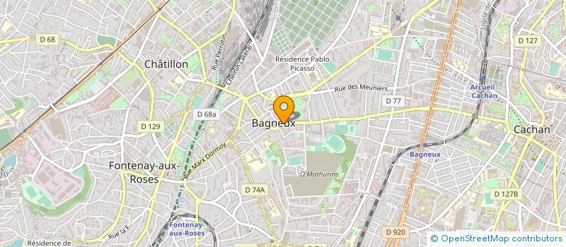 localisation de l'entreprise MADAME LUISA FERNANDA CORREA RESTREPO à BAGNEUX