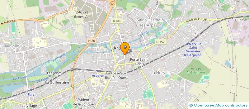 localisation de l'entreprise MADAME LUISA FERNANDA RIOS SERNA  ARPAJON