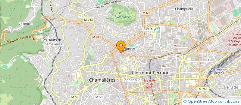 localisation de l'entreprise MADAME LUISA FERNANDES  CLERMONT-FERRAND