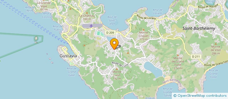 localisation de l'entreprise MADAME LUISA TELES RIVAS à SAINT-BARTHELEMY