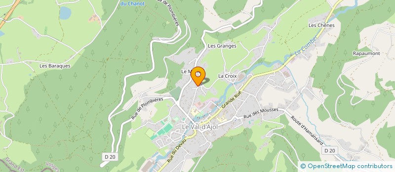 localisation de l'entreprise MADAME LUISA ZERIAL à LE VAL-D'AJOL