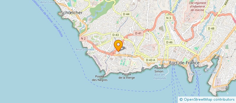 localisation de l'entreprise MADAME LUISANA DIAZ GONZALEZ  FORT-DE-FRANCE