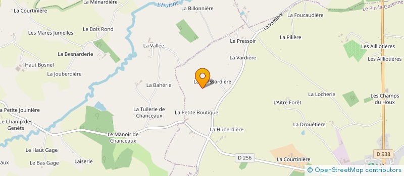localisation de l'entreprise MADAME LUISE DONNER à LE PIN-LA-GARENNE