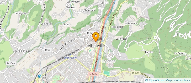 localisation de l'entreprise MADAME LUIZA-LOREDANA SUVEI à ALBERTVILLE