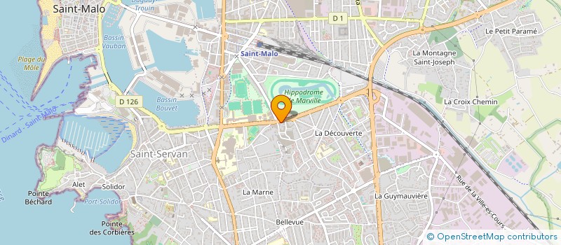 localisation de l'entreprise MADAME LUIZA RUS  SAINT-MALO