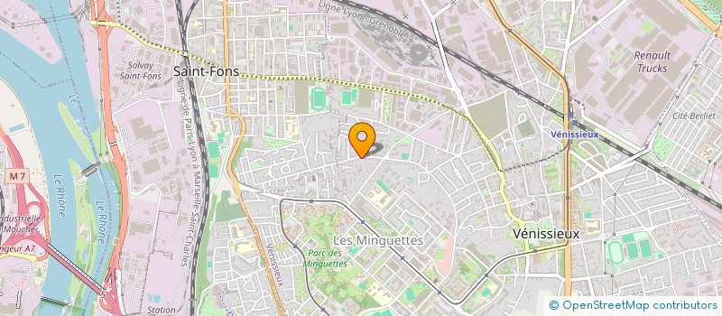 localisation de l'entreprise MADAME LUIZA TRASHAJ  VENISSIEUX