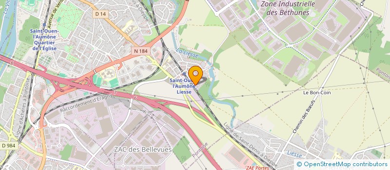 localisation de l'entreprise MADAME LUKAWU NDOMPETELO à SAINT-OUEN-L'AUMONE