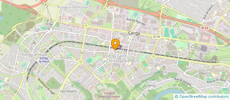 localisation de l'entreprise MADAME LUKIFIMPA NZUZI  CERGY