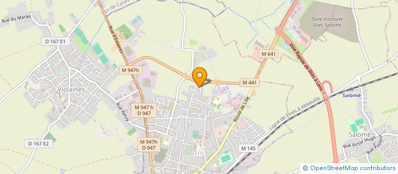 localisation de l'entreprise MADAME LULANI FAVRESSE  VIEUX-CONDE