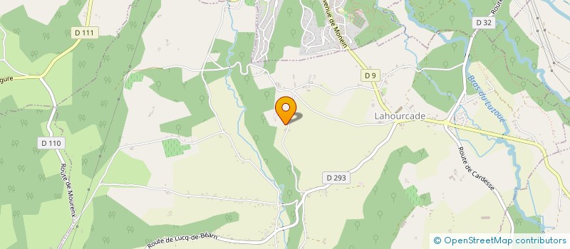 localisation de l'entreprise MADAME LULIE PASTRE  LAHOURCADE