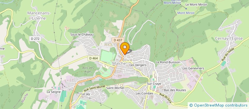 localisation de l'entreprise MADAME LULIIA TITOVA  MAICHE