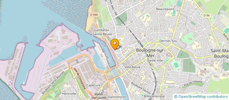 localisation de l'entreprise MADAME LUMINITA AGEROAIEI à BOULOGNE-SUR-MER