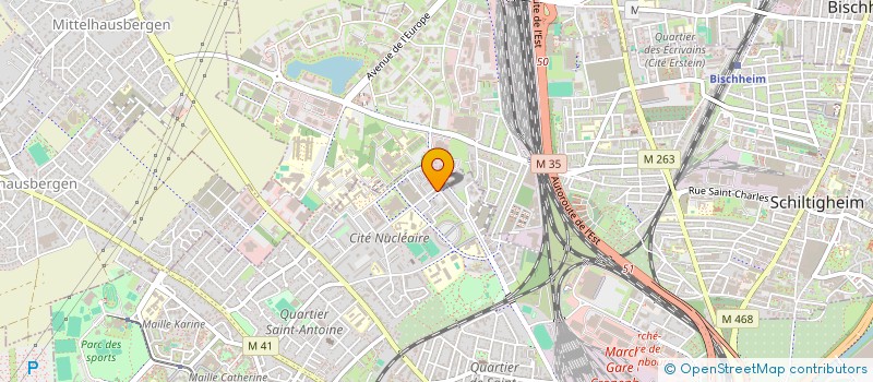 localisation de l'entreprise MADAME LUMINITA BOLMANDAR à STRASBOURG