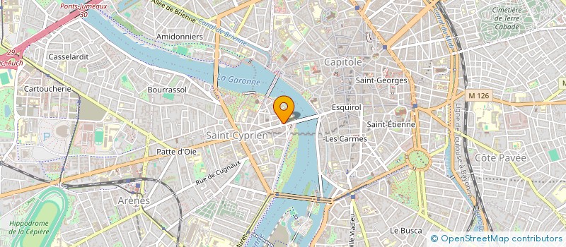 localisation de l'entreprise MADAME LUMINITA GIUMALA à TOULOUSE