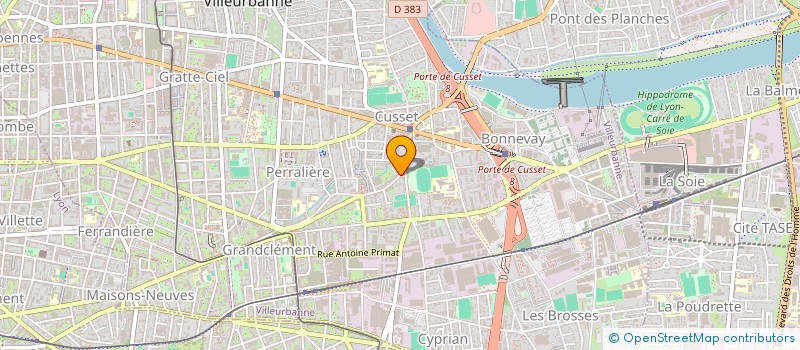 localisation de l'entreprise MADAME LUMINITA-MIRABELA COVACI  VILLEURBANNE