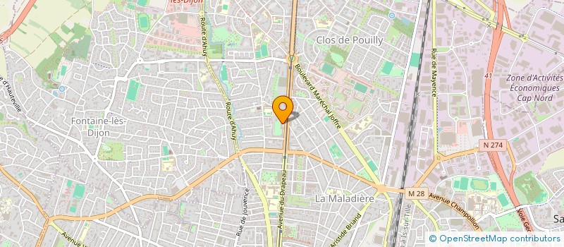 localisation de l'entreprise MADAME LUMINITA STAMATE à DIJON