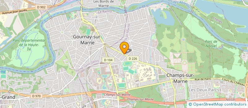 localisation de l'entreprise MADAME LUMINITA TUREAC  CHAMPS-SUR-MARNE