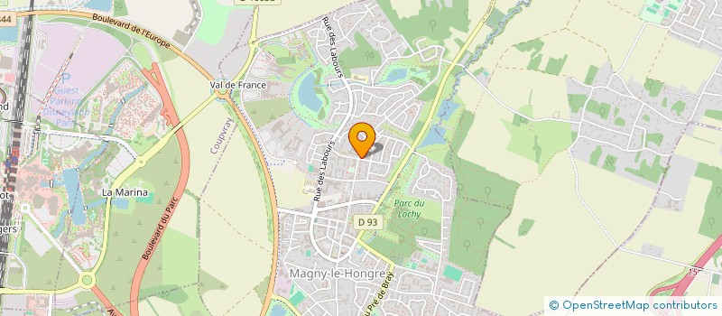 localisation de l'entreprise MADAME LUNA AIT ABDESSELAM  MAGNY-LE-HONGRE