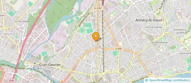 localisation de l'entreprise MADAME LUNA BEZZAYER  ANNECY