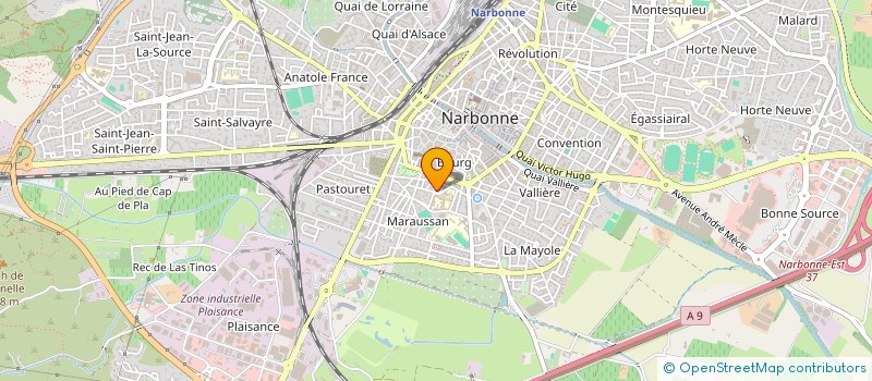 localisation de l'entreprise MADAME LUNA BOUDIAF  NARBONNE