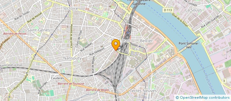 localisation de l'entreprise MADAME LUNA BOURGEAULT  BORDEAUX