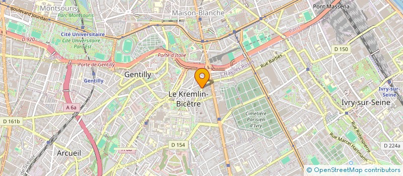 localisation de l'entreprise MADAME LUNA BRITTEN à LE KREMLIN-BICETRE