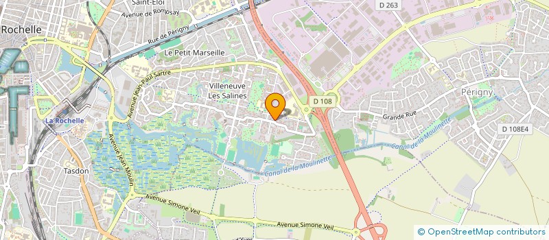 localisation de l'entreprise MADAME LUNA COUTAUX  LA ROCHELLE