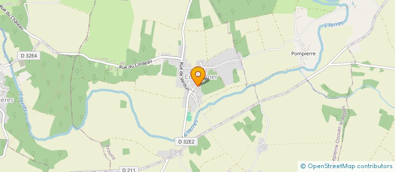 localisation de l'entreprise MADAME LUNA CRAMESNIL DE LALEU à COURTOMER