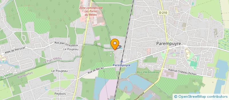 localisation de l'entreprise MADAME LUNA DUMONT  PAREMPUYRE