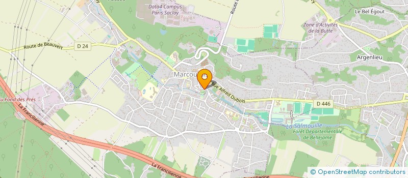 localisation de l'entreprise MADAME LUNA FIORETTI  MARCOUSSIS