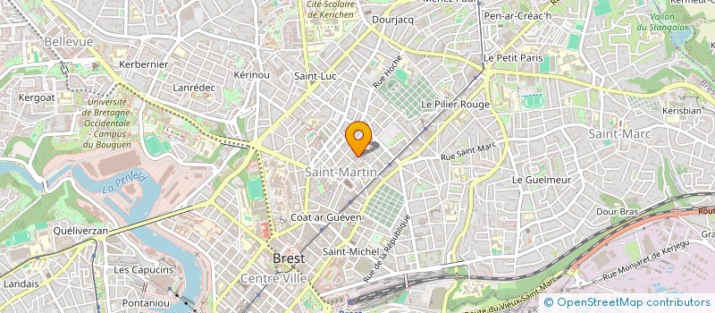 localisation de l'entreprise MADAME LUNA GAUCHER à BREST