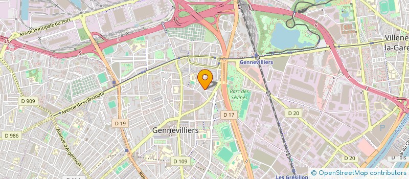 localisation de l'entreprise MADAME LUNA GAY  GENNEVILLIERS