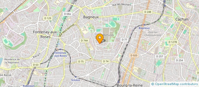 localisation de l'entreprise MADAME LUNA GNAGNI à BAGNEUX