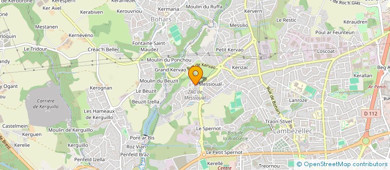 localisation de l'entreprise MADAME LUNA GRIFFON à BREST