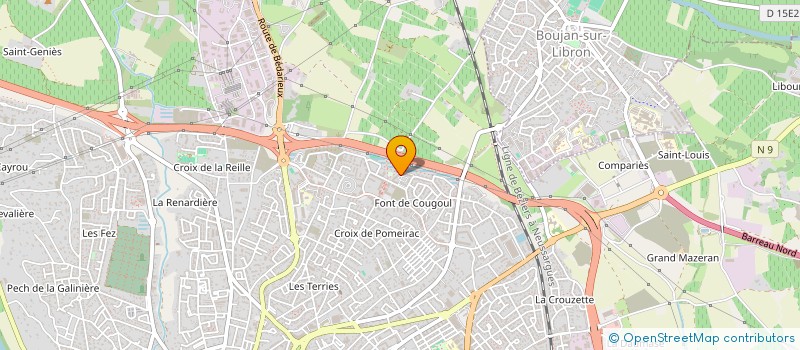 localisation de l'entreprise MADAME LUNA JAUMARD  BEZIERS