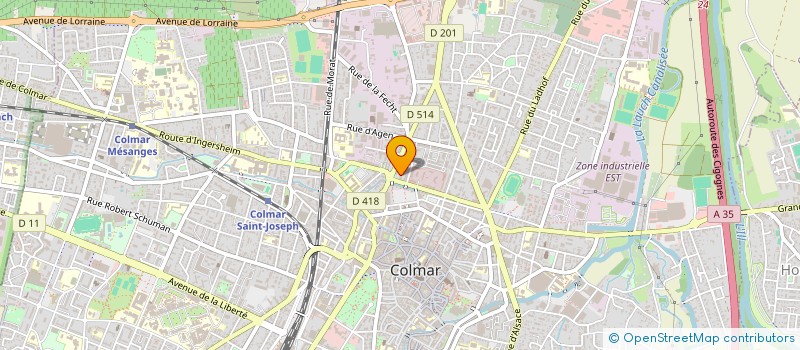 localisation de l'entreprise MADAME LUNA KENTZINGER  COLMAR