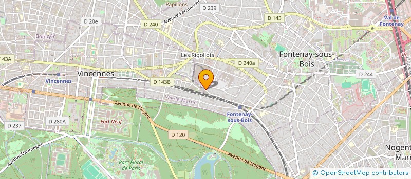 localisation de l'entreprise MADAME LUNA LAINE à FONTENAY-SOUS-BOIS