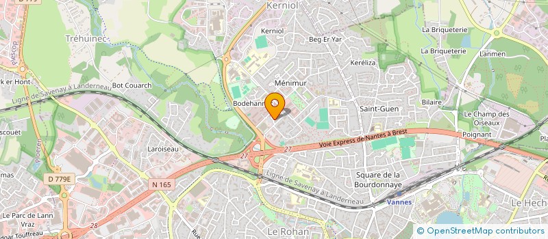 localisation de l'entreprise MADAME LUNA LE BARS  VANNES