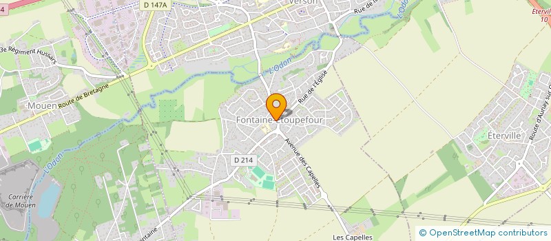 localisation de l'entreprise MADAME LUNA LETANG  FONTAINE-ETOUPEFOUR