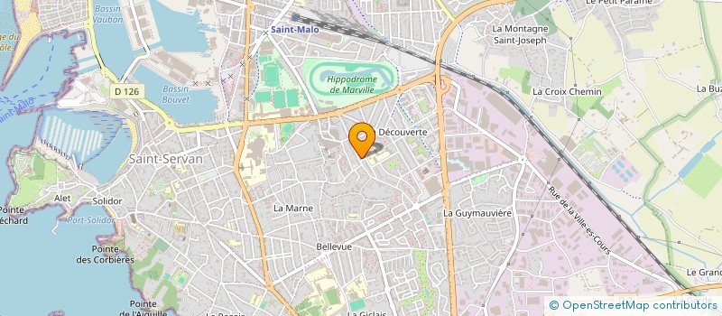 localisation de l'entreprise MADAME LUNA MORVAN  SAINT-MALO