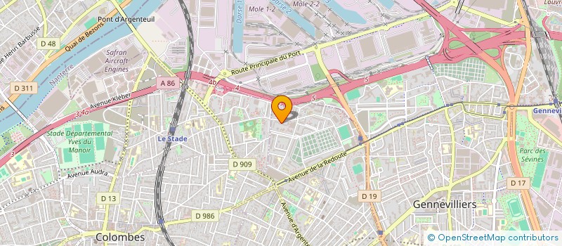 localisation de l'entreprise MADAME LUNA NGINAMAHOU à ASNIERES-SUR-SEINE