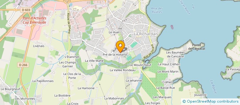 localisation de l'entreprise MADAME LUNA PIOT  LA RICHARDAIS