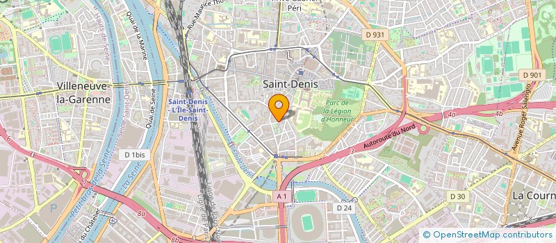 localisation de l'entreprise MADAME LUNA POIGNAULT à SAINT-DENIS