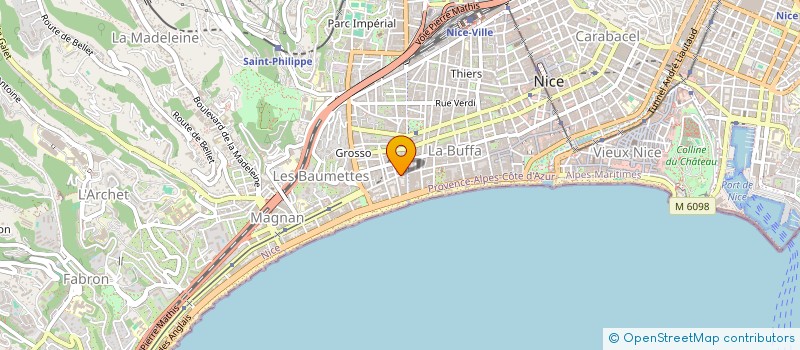 localisation de l'entreprise MADAME LUNA REBELO INACIO à NICE