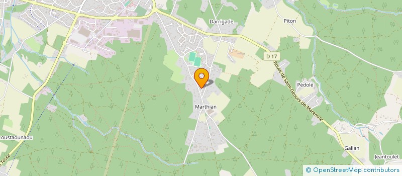 localisation de l'entreprise MADAME LUNA RIVERO à SOUSTONS