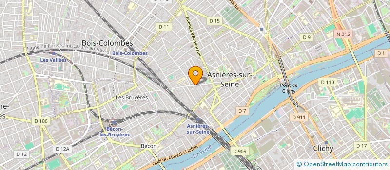 localisation de l'entreprise MADAME LUNA SEMPE à ASNIERES-SUR-SEINE