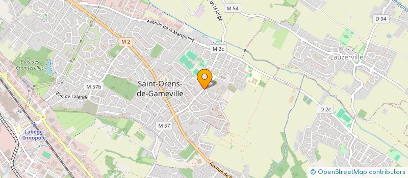 localisation de l'entreprise MADAME LUNA VERGNES à ST ORENS DE GAMEVILLE